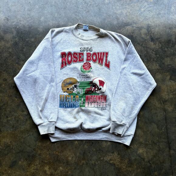 Vintage‎ 90s Salem Rose Bowl Sweatshirt - Picture 1 of 6